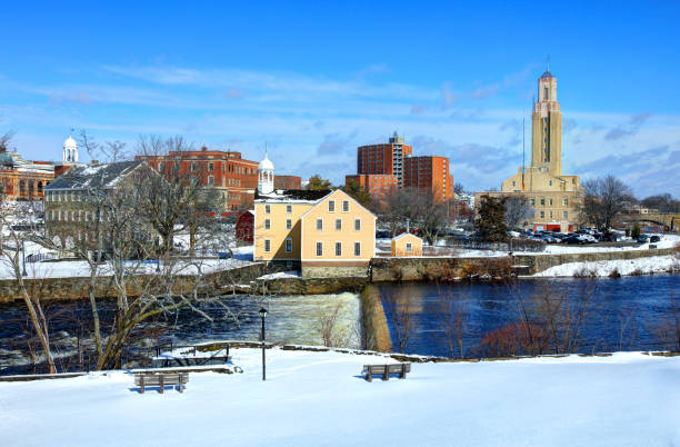 istock Winter in downtown Pawtucket 1048935466