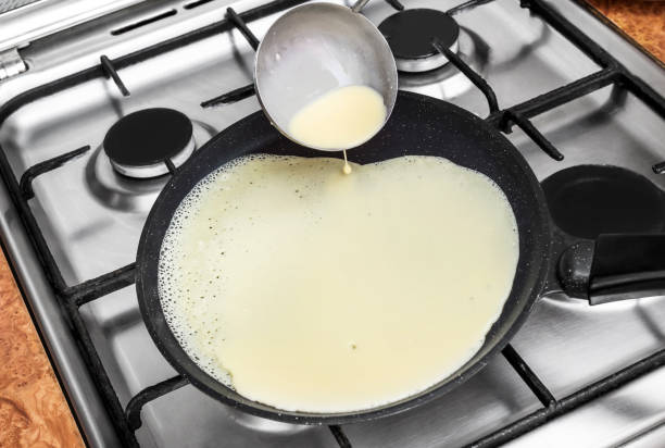 istock Cooking pancakes at the kitchen. 1048945384