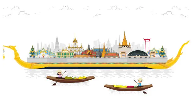 Vector illustration of Thailand