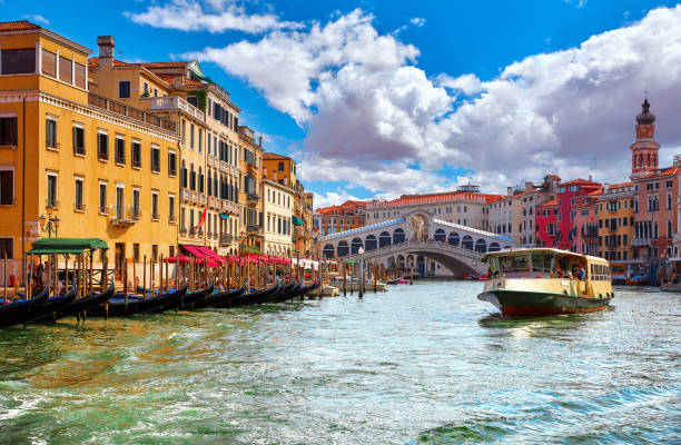 istock Venezia Italy. Rialto Bridge and gondolas 1048951196