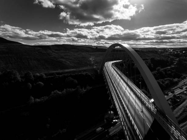 istock Large new bridge construction in Wales 1048958632