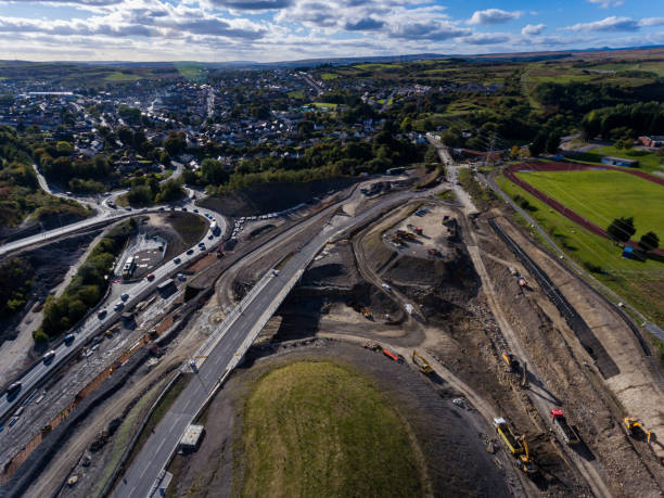 istock Large new bridge construction in Wales 1048958660