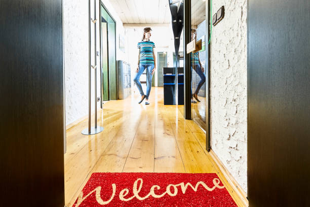 istock View to the corridor of an apartment 1048963444