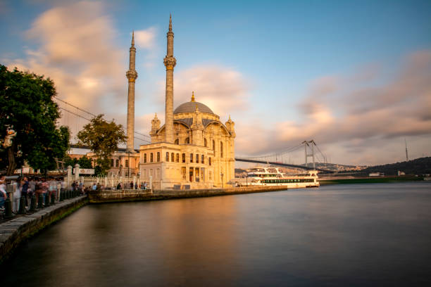 istock Ortakoy mosque and Bosphorus bridge, Istanbul, Turkey 1048969830