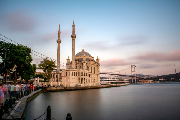 istock Ortakoy mosque and Bosphorus bridge, Istanbul, Turkey 1048969952