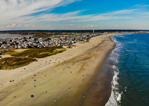 Hampton Beach, New Hampshire, aerial view