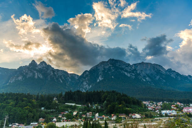 istock Amazing clouds in Bucegi Mountains,Romania 1048973428