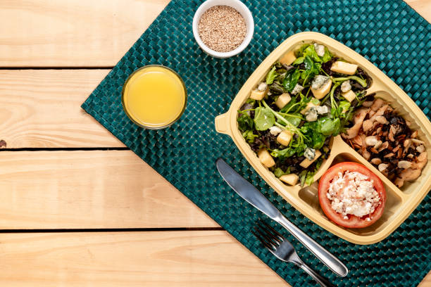 istock Brazilian lunch box. top view 1048974498