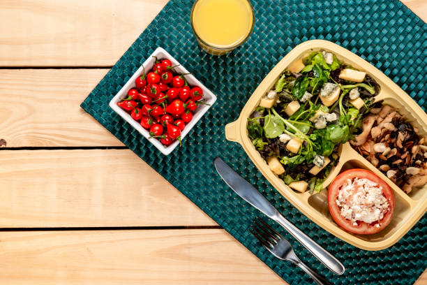 istock Brazilian lunch box. top view 1048974876