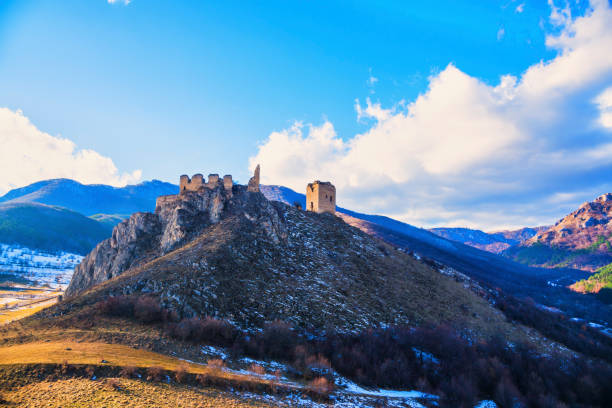istock Sunny day in Trascau Mountains, Romania 1048975714