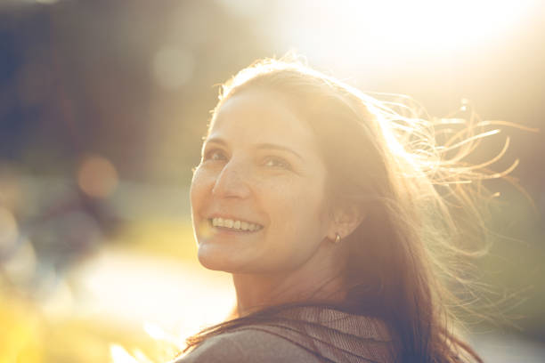 istock Smiling woman portrait 1048979034