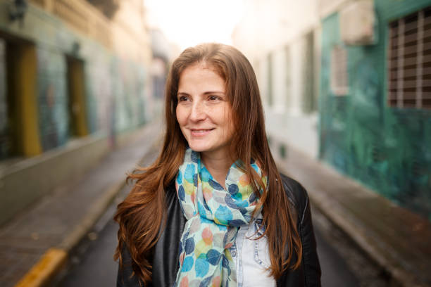 istock Smiling woman portrait 1048979066