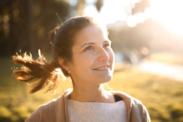 istock Smiling woman portrait 1048979134