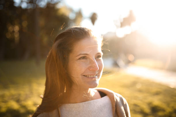 istock Smiling woman portrait 1048979142