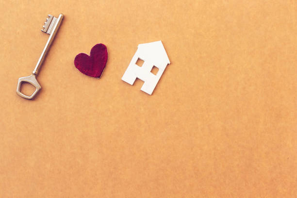istock selling  house , love my home concept 1048979188