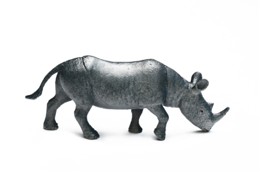 toy Plastic rhino