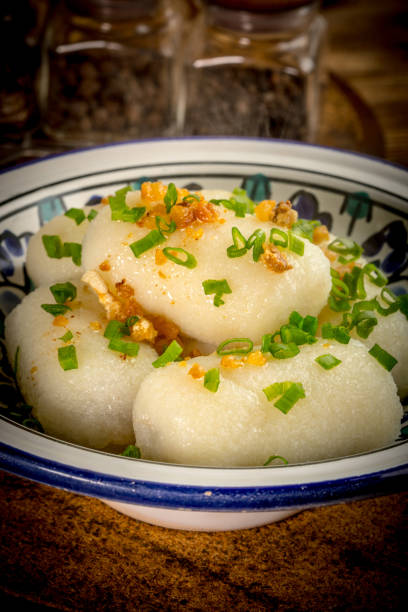 istock Potato dumplings stuffed with minced meat 1048981964