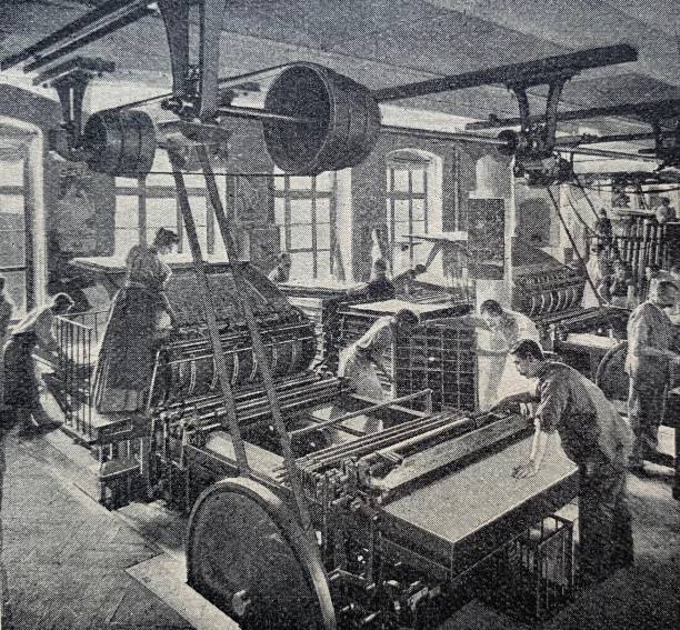 印刷工場、製造室 - industrial age ストックフォトと画像