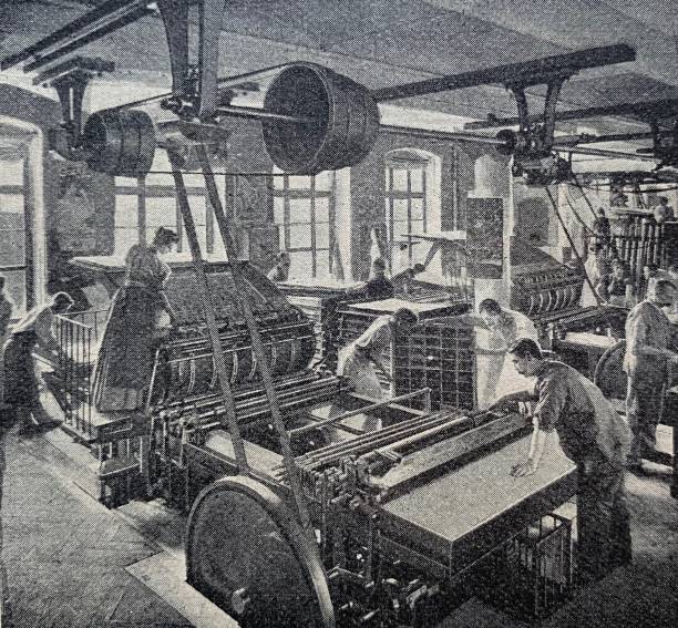 Printing plant, production room