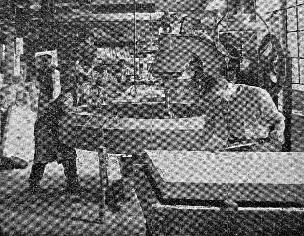 istock Print plant: Proof printing shop for lithographs 1048983428