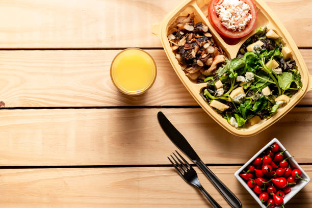istock Brazilian lunch box. top view 1048983526
