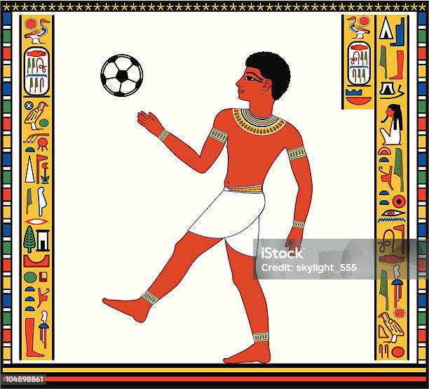 이집트 가지고 공 고대 이집트 문화에 대한 스톡 벡터 아트 및 기타 이미지 - 고대 이집트 문화, 만화, 미식 축구