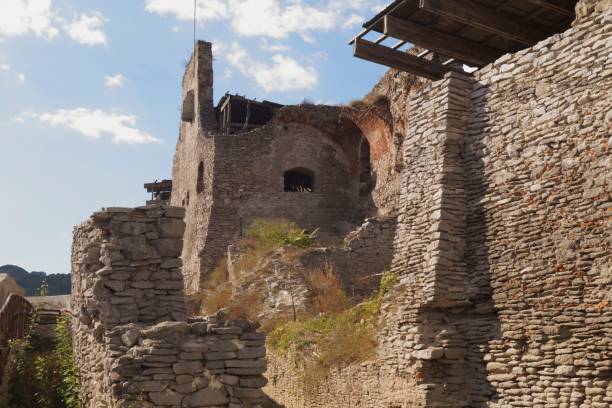 istock Ruins medieval citadel of Deva - Transylvania, Romania 1048990404