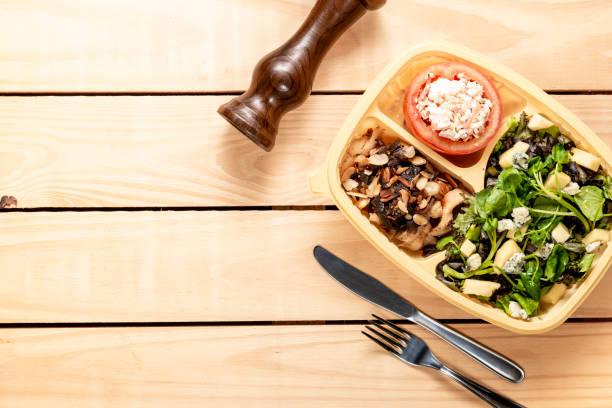 istock Brazilian lunch box. top view 1048992240
