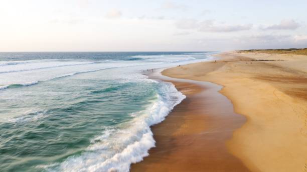 Hossegor/ Seignosse Beach Aerial View