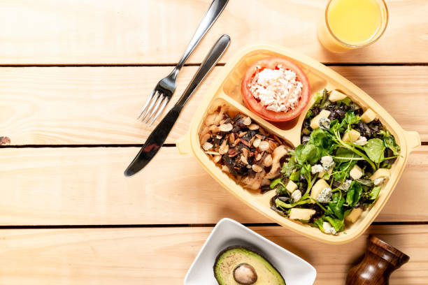 istock Brazilian lunch box. top view 1048995196