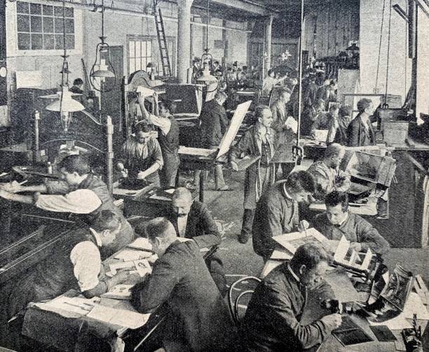 istock Camera production factory - zinc etching 1048995294