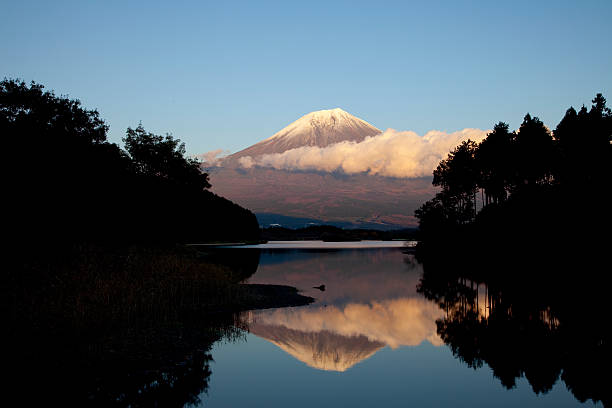 istock Mt.Fuji and Tanuki Lake 104900372