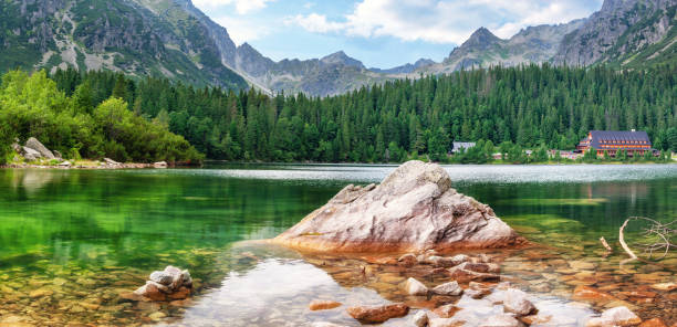 istock Mountain lake High Tatras National Park 1049011188