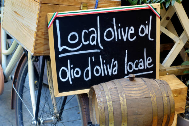 istock Local olive oil for sale 1049016438