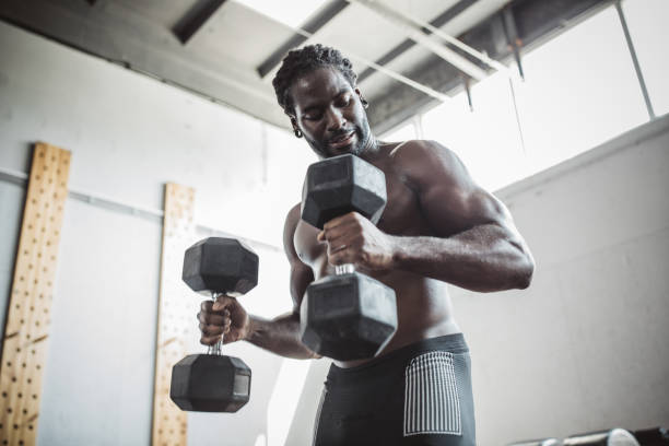 istock Working hard for healthy body 1049036796