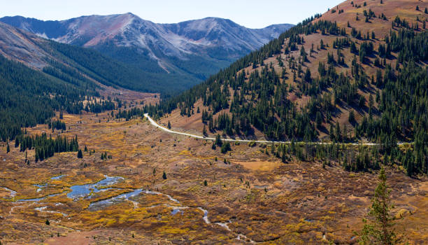 엔젤드라 산길 - continental divide 뉴스 사진 이미지