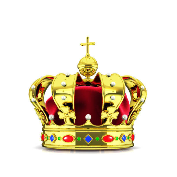 istock 3d impression of the crown of the dutch monarchy, royal crown 3d render 1049040274