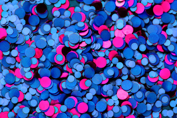 festive background of confetti
