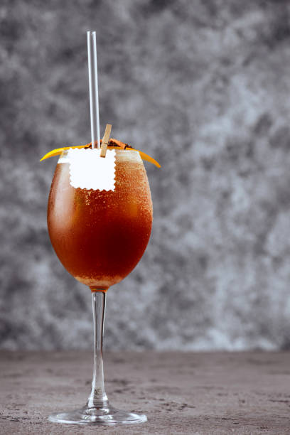 istock Cold summer cocktail with cola,whiskey and coffee liquor 1049043146