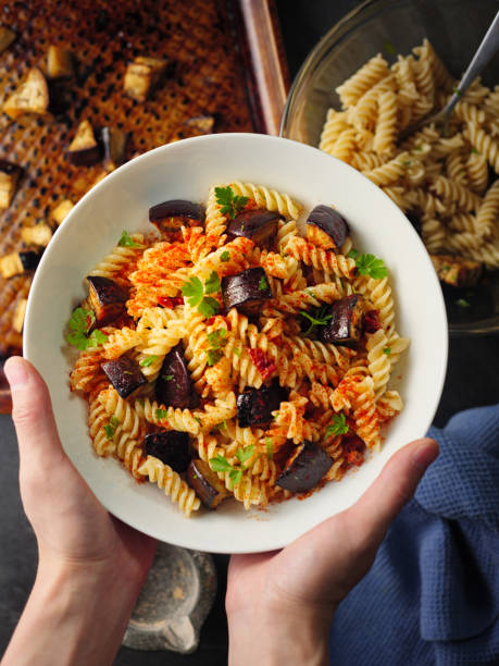 istock Healthy Vegan pasta bowl 1049054038