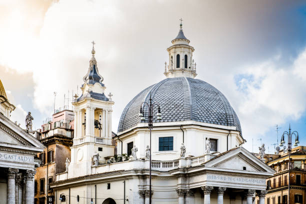 istock Santa Maria in Montesanto cathedral in Rome 1049057592