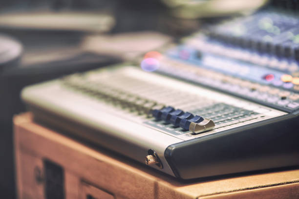 istock Sound Board Faders - Defocused 1049057734