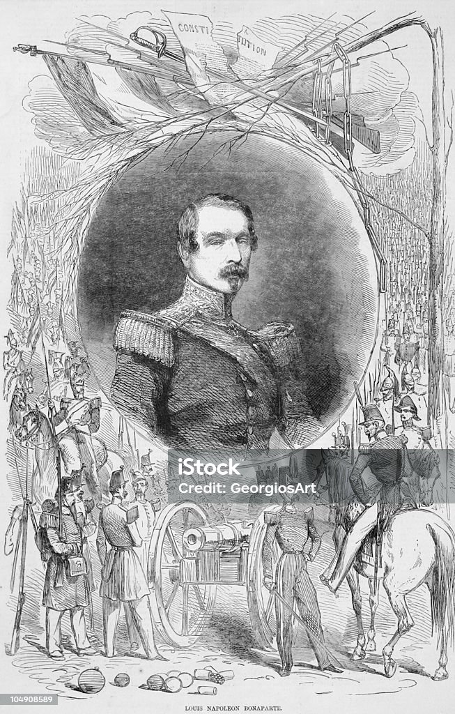 Napoleone III - Illustrazione stock royalty-free di Napoleone III