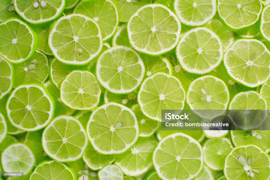 Lime Background Lime Stock Photo