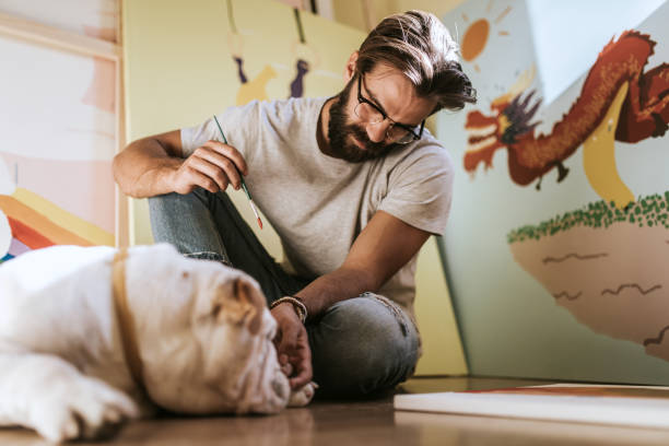 istock My perfect friend for working 1049086868