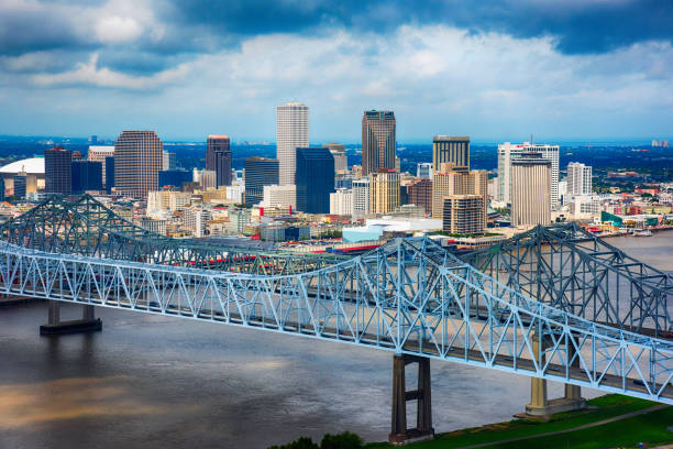 istock Downtown New Orleans Along the Mississippi River 1049099232