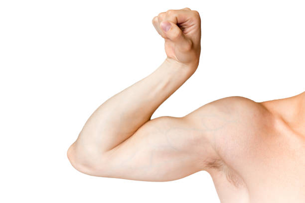 istock Male hand gesture and sign collection isolated over white background 1049123394