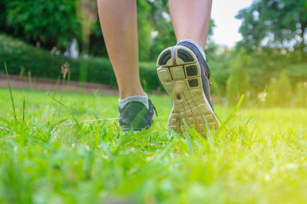 istock Close Up Women are jogging 1049131694
