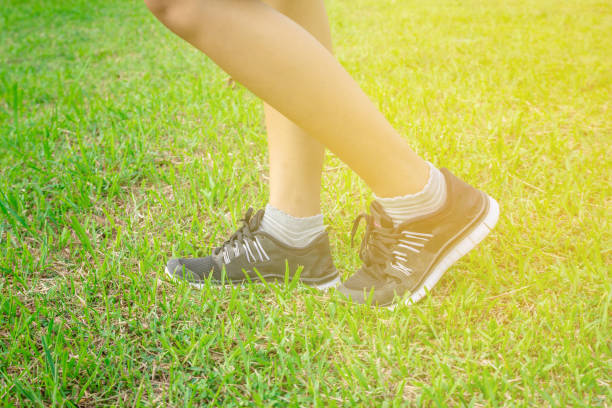 istock Close Up Women are jogging 1049134674
