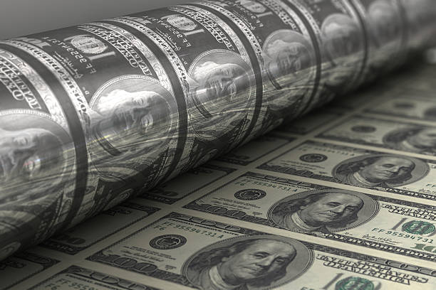istock Printing USA dollar bills close up 104916968
